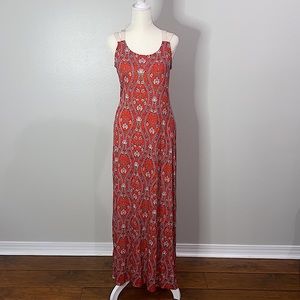 Pink Rose maxi dress size Small